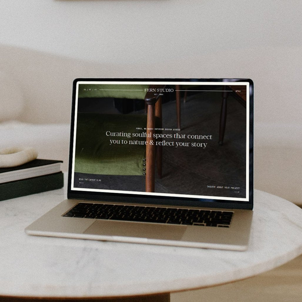 Fern Showit Website Template